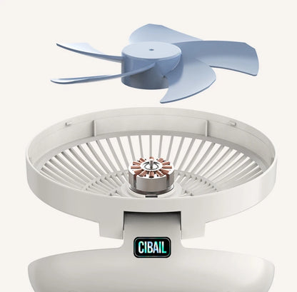 Foldable Portable Fan, Three-Speed Wind Control, USB Powered Mini Fan, Compact for Easy Storage at Home & Dorm