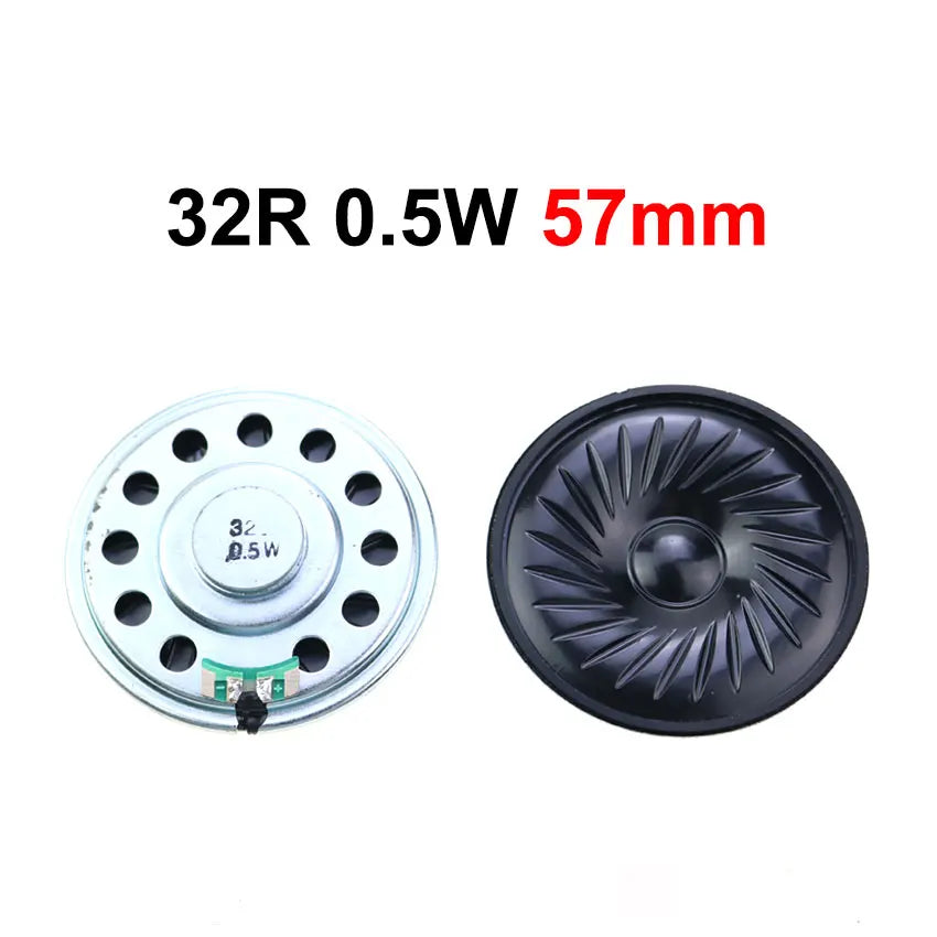 1PCS 0.2W 0.5W 1W 2W 4R 8R 32R 8 Ohm Ultra-thin Horn Speaker Diameter 23mm 29mm 30mm 36mm 40mm 45mm 50mm 56mm 57mm Loudspeaker