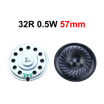 1PCS 0.2W 0.5W 1W 2W 4R 8R 32R 8 Ohm Ultra-thin Horn Speaker Diameter 23mm 29mm 30mm 36mm 40mm 45mm 50mm 56mm 57mm Loudspeaker