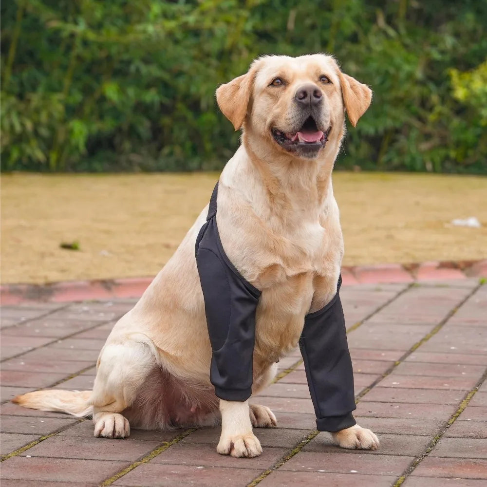 Cartoon Pattern Dog Elbow Sleeves Cotton Soft Dog Elbow Protector Shoulder Support Brace Pet Knee Pads For Puppy Dogs