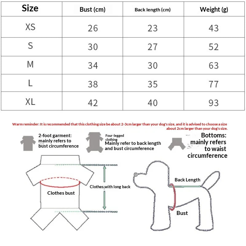 Pet Dog Clothes Autumn and Winter Coat Dog Clothes Warm Coat Puppy Clothing Waterproof Pet Vest Jacket for Small Supplies