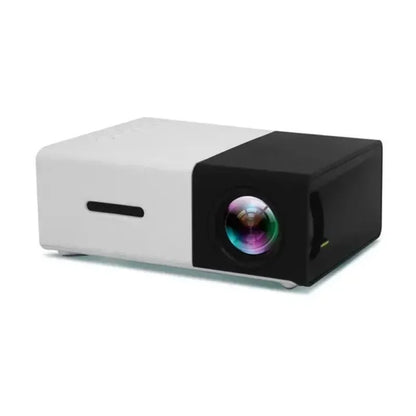 Portable Mini Projector with Full HD 1080P Support -Includes Remote Control, USB-Powered, Ideal for Smartphones, and USB Devices