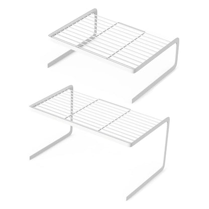 Dish Rack Dish Rack White Dish Drainer Carbon Steel Sturdy Stackable Multipurpose Kitchen Storage Rack For Plates Bowls Kitchen