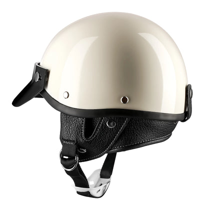 Retro Motorcycle Helmet Motorcycle Helmet for Harley Four Seasons Personality Scoop Helmet Electric Car Half Helmet