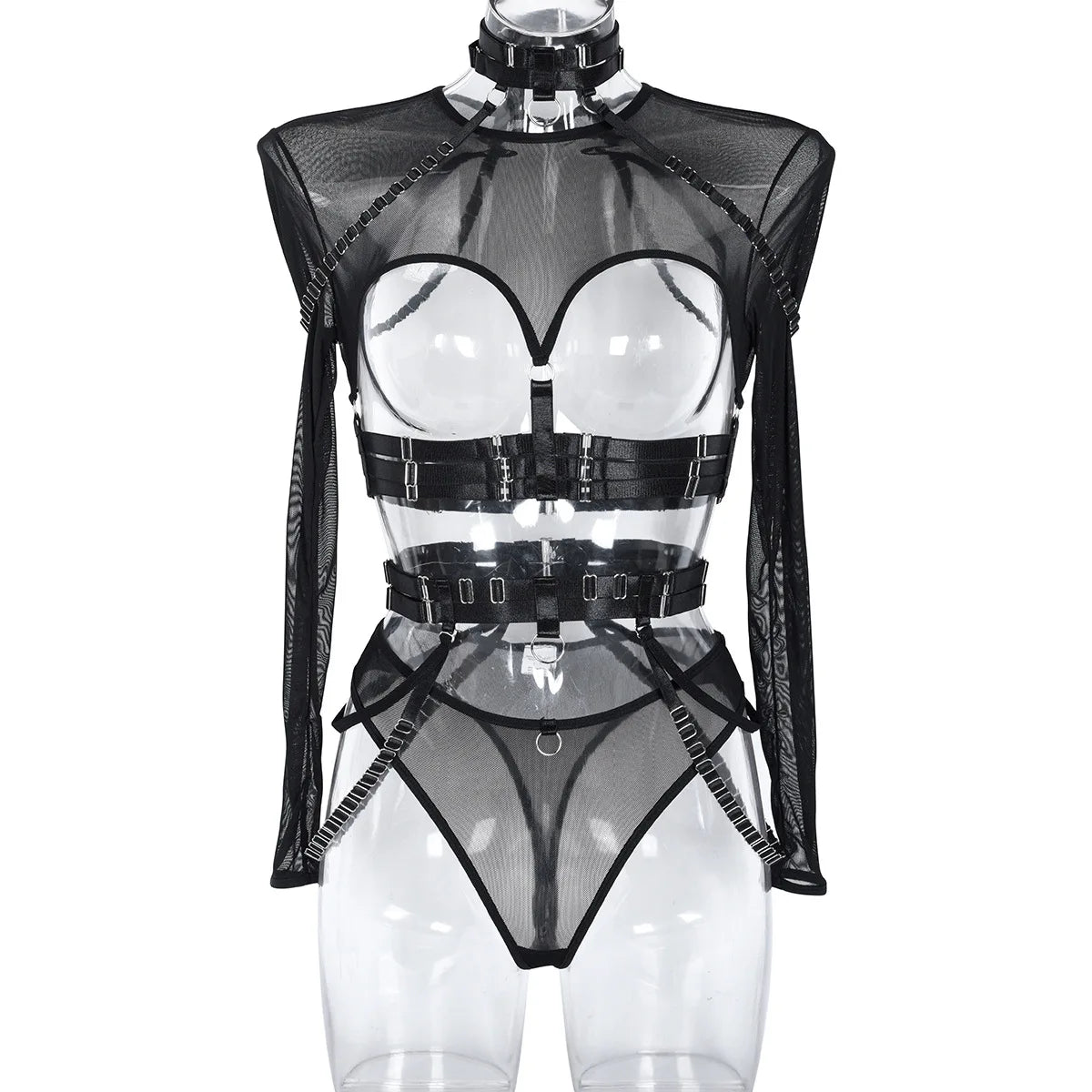 Bikini Fashion Sexy Three-Piece Suit Complex Strap Halter Waist Seal Nightclub Sexy Underwear