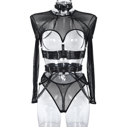 Bikini Fashion Sexy Three-Piece Suit Complex Strap Halter Waist Seal Nightclub Sexy Underwear
