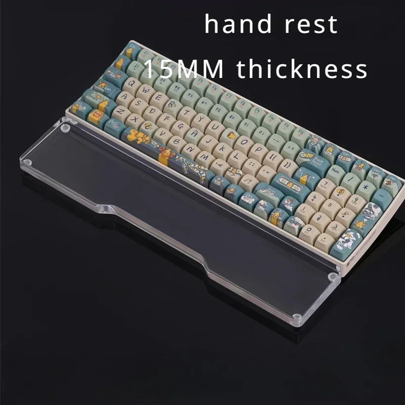 Acrylic Palm Rest Frosted  Wrist Rest Custom Original Hand Mat for Ergonomic 60/75/87/98/104key Mechanical Keyboard Wrist Rest