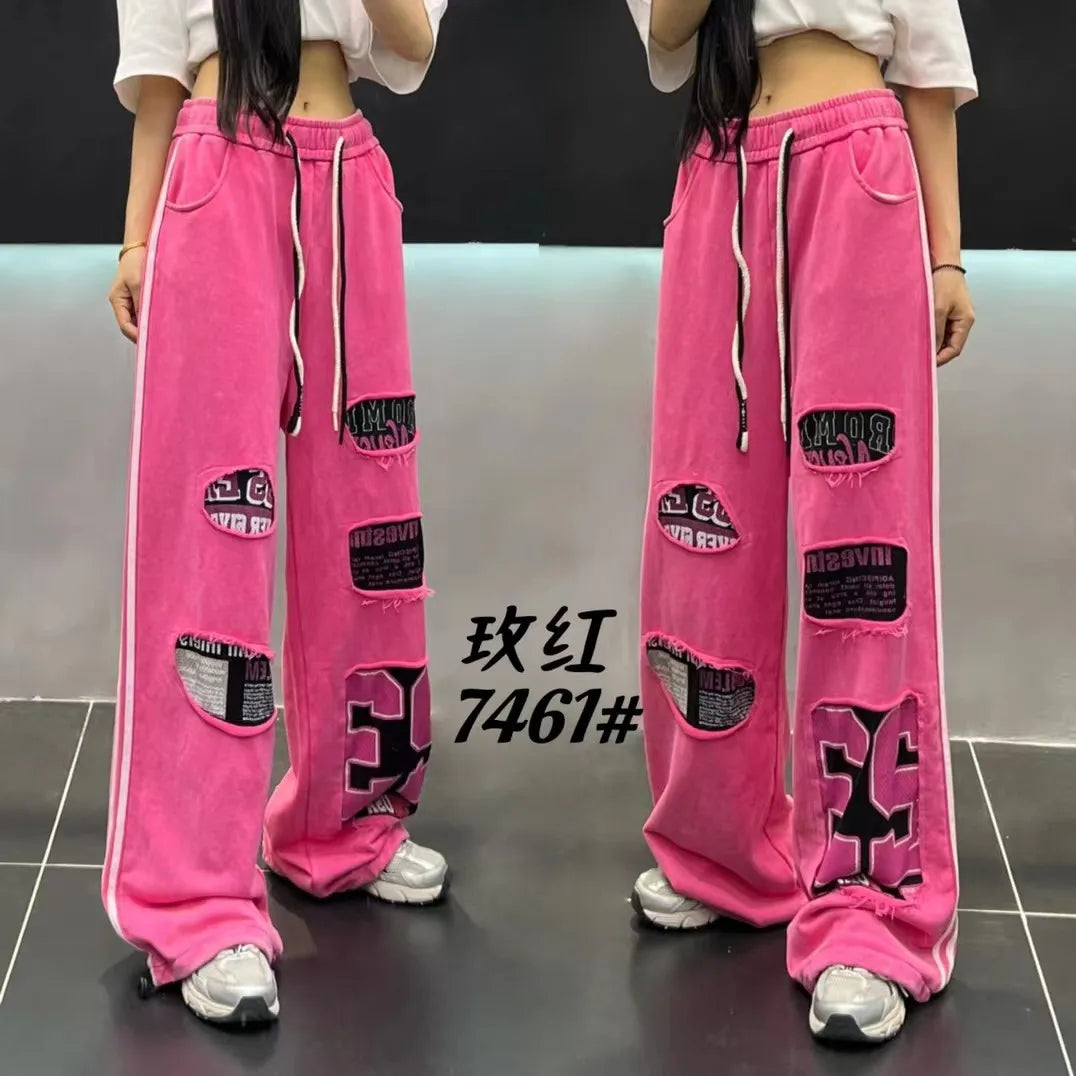 Original Design Sense Long Slacks 2025 Autumn New Fashionable Loose Casual Pants Ladies With Draped Straight Wide-Leg Trousers