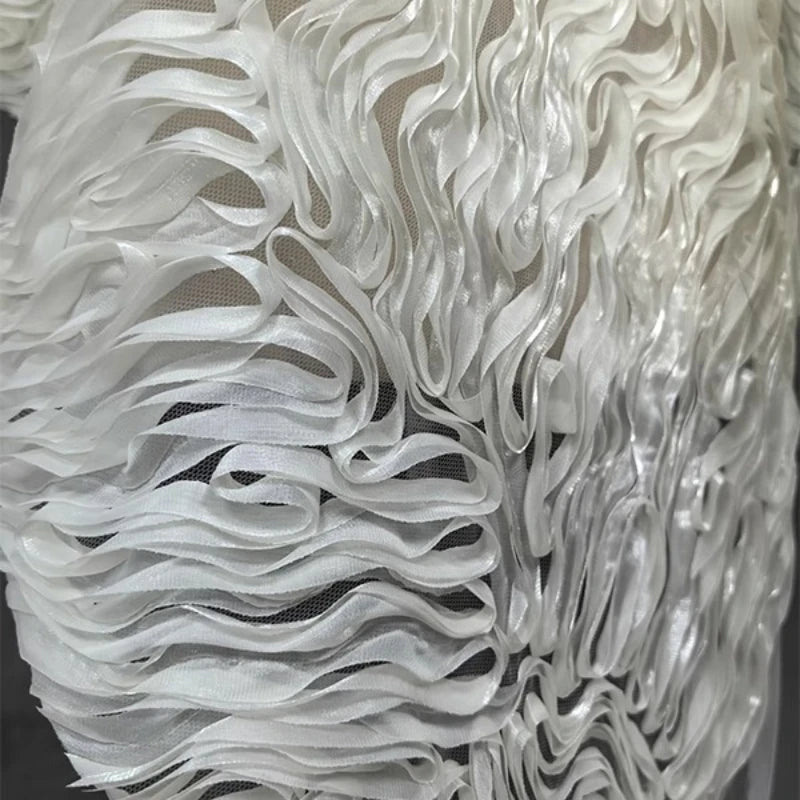 Chinese-Style Abstract Irregular Texture Fabric Designer Material for Handmade DIY Decoration Hanfu Sewing Accessories Wholesale