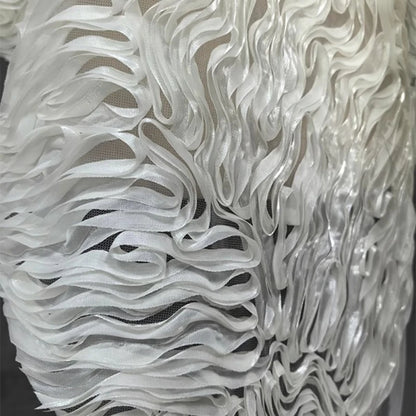 Chinese-Style Abstract Irregular Texture Fabric Designer Material for Handmade DIY Decoration Hanfu Sewing Accessories Wholesale