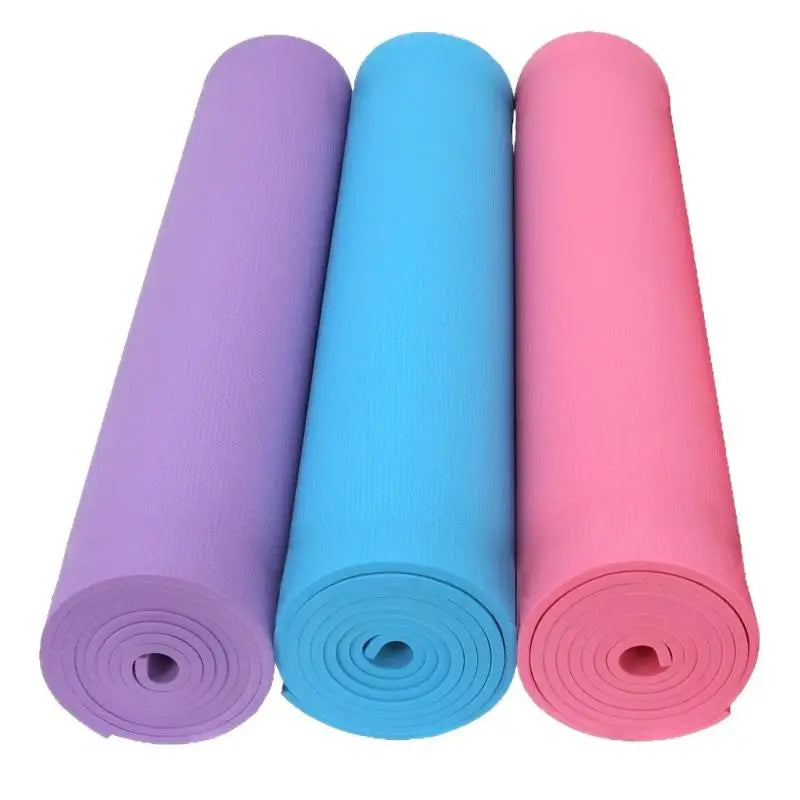 【U】1PC Thick Yoga Mat Anti-skid Sports Fitness Mat 3MM EVA Comfort Foam Yoga Mat For Exercise Yoga And Pilates Gymnastics Mat
