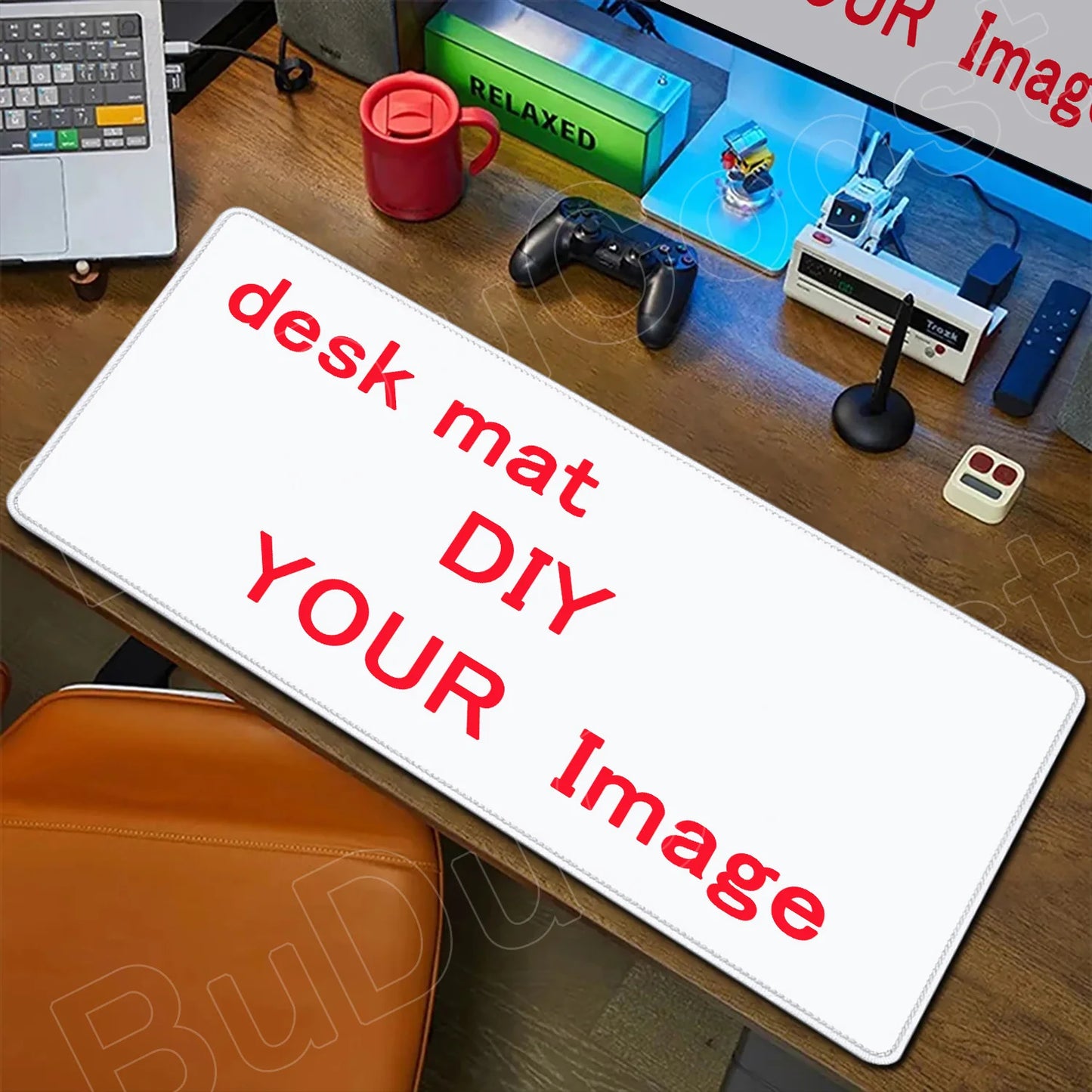 Computer Mouse Pad Desktop DIY PC Mouse Pad 900x400mm Natural Non-Slip Natural Rubber Carpet Mice Mats Custom Game Cool Mousepad