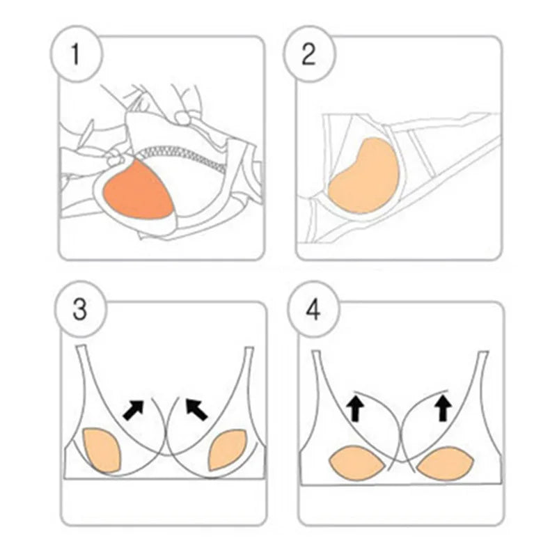 Bikini 2022 Chest Pad Bikini Set Push Up Padded Bikinis Swimsuit Women Swimwear Women 2022 Thicker Breathable Sponge Bra Pad