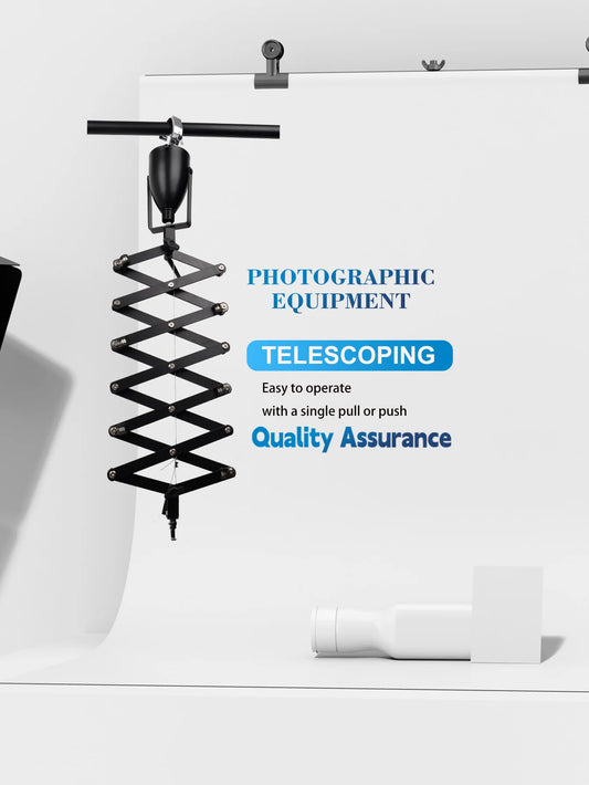 One or two photography light brackets save space; they offer both hook-type and fixed installation options, keeping the room tid