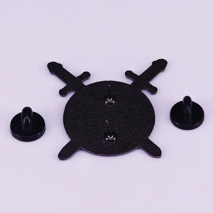 RPG Dice Game D&D Enamel Pins Dungeons Brooch Fashion Personality Lapel Badge Hoodie Decorative Accessories Fans Gift