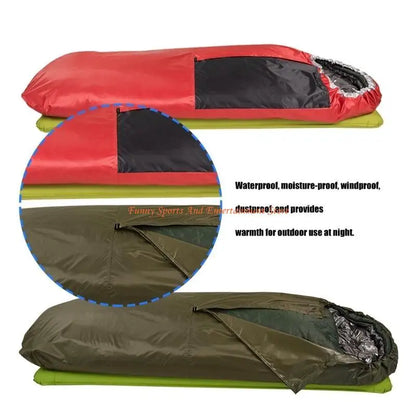 C4DE Heat Reflective Weatherproofed Coated Sleep Bag Reusable Outdoor Sleep Bag