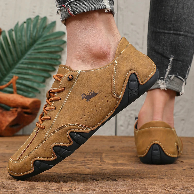 Shoes for Man Fashion Brand Loafers Soft Soled Comfortable Casual Walking Shoes Breathable Sports Tennis Outdoor Driving Shoes