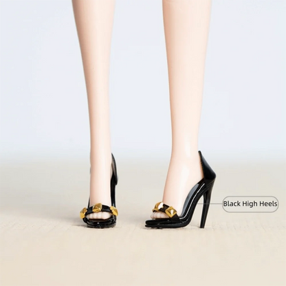 Shoes Accessories Handmade Shoes Exquisite 1/6 Supermodel BJD Shoes High Heels Accessories
