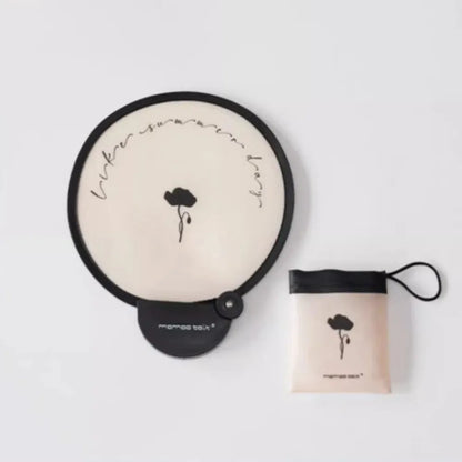 Portable Handheld Folding Fan with Storage Bag Compact And Portable Suitable for Outdoor Activities in Summer