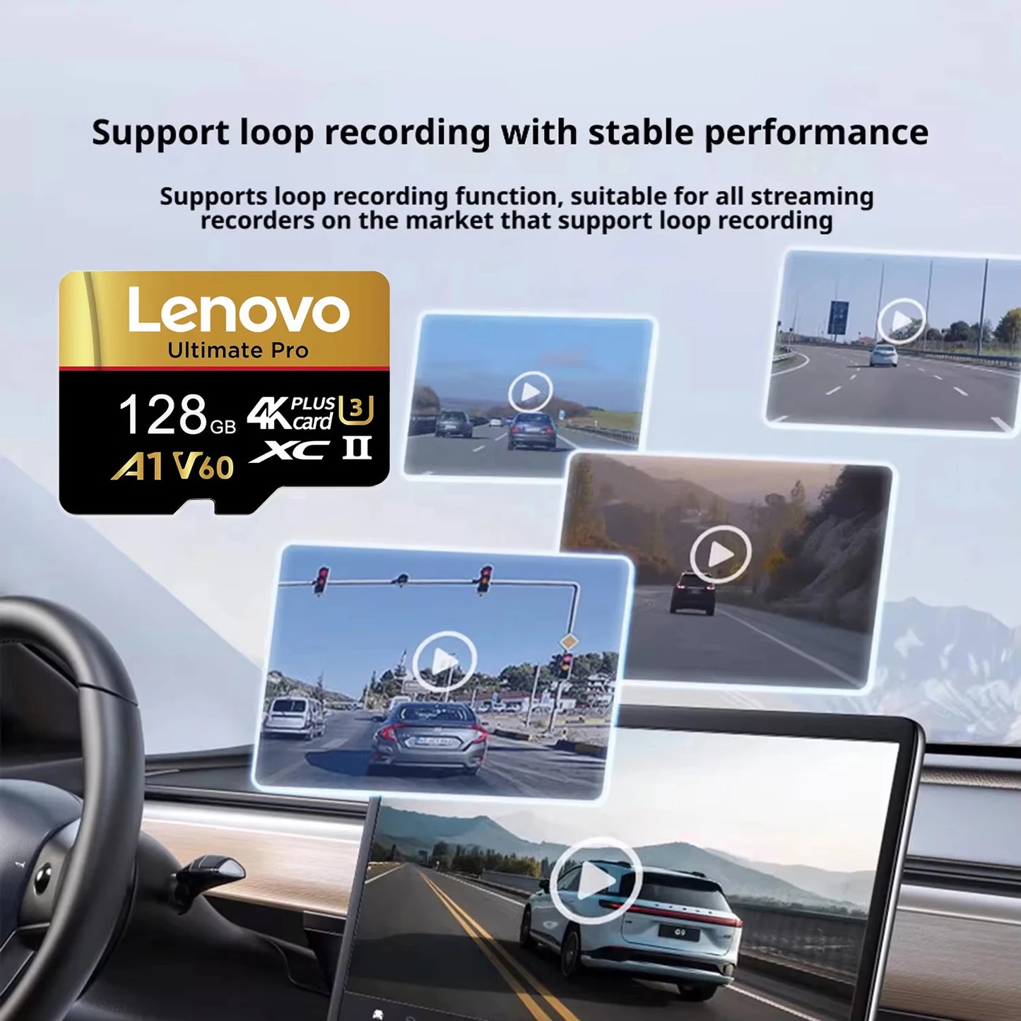 Original Lenovo Micro 16GB 512GB 256GB 128GB 32GB 64GB 16GB Large Capacity 100MB/s UHS-I Class10 for Camera Surveillance Devices