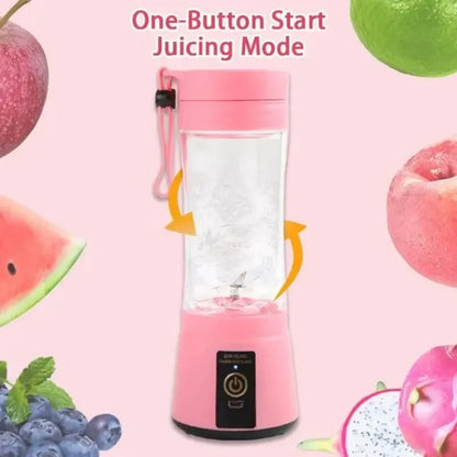 USB Charging Electric Juicer Cup 6 Leaf Blade Mini Portable Blender Fruit Juice Extractor For Home Travel