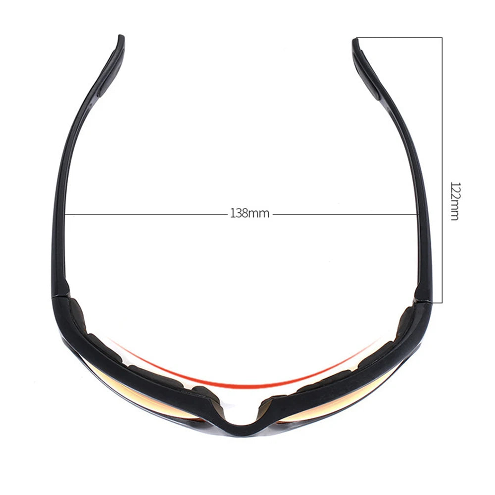 Outdoor UV Protection Goggles Padded Goggles Anti-UV Unisex Sports Sunglasses Eyewear Motorcycle Riding Glasses for Adventurers