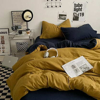 Bedding Comforter sets Duvet Cover bedsheets set with pillowcase Bedding Linens Set for Queen/King Bed edredones de cama