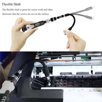 115-in-1 Precision Screwdriver Kit, Includes Magnetic Tips, Ideal for Electronics and Laptop Repairs, Professional Nut Driver