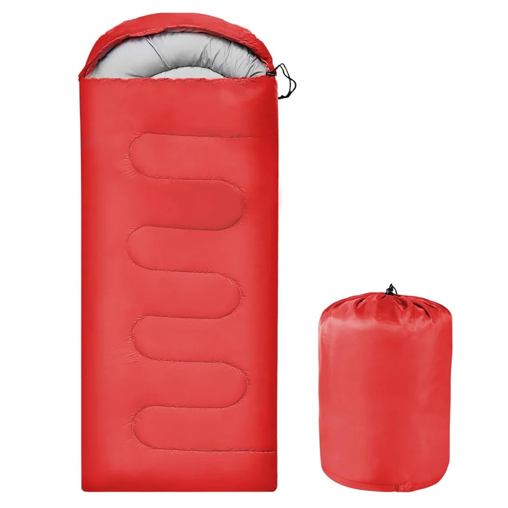 Camping Sleeping Bag Ultralight Waterproof 4 Season Warm Envelope Backpacking Sleeping Bags for Outdoor Traveling Hiking