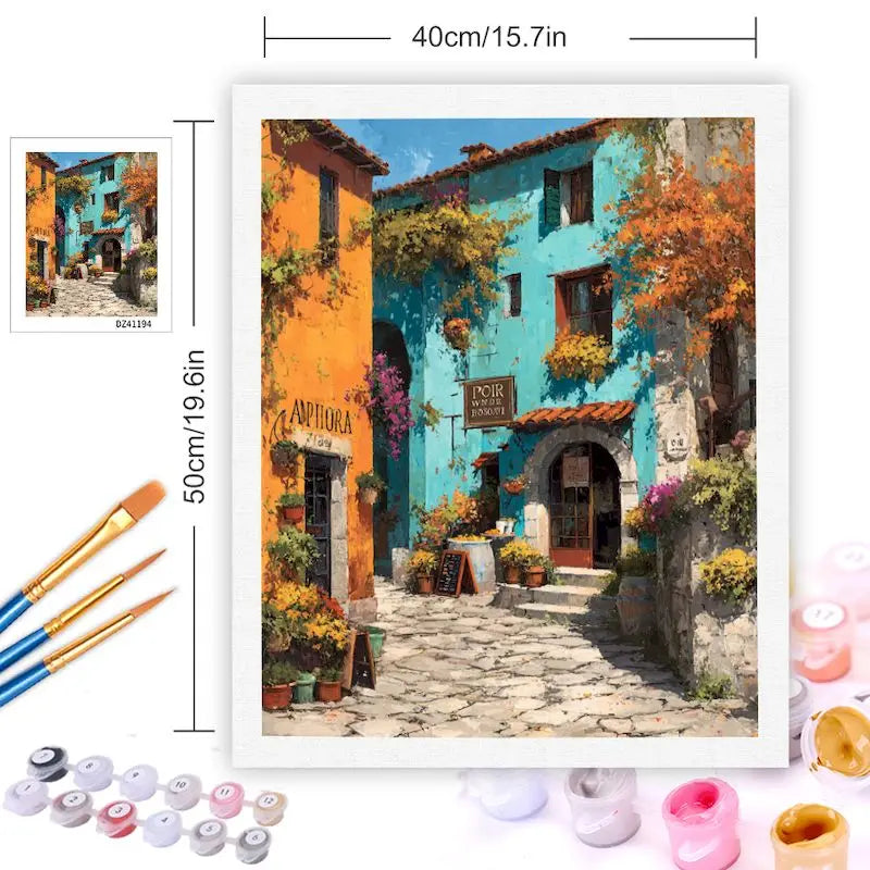 Painting by numbers Landscape Handpainted Art 40x50cm DIY Paint by numbers Adults crafts Number painting Home decor