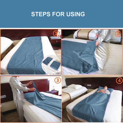 Sleeping Bag Light Liner Cotton Sheet For Camping Travel Summer Portable Dirty-proof Sleeping Bag Hotel Outdoor Full Sheets Set