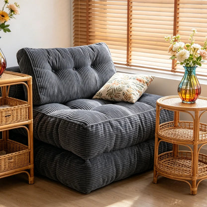2026 New Vacuum Compressed Lazy Sofa - A Single-person Sofa with Foldable Sleepable and Lieable Sponge Particles