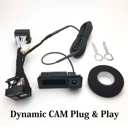 Vkauto For skoda Karoq 2017~2024 Canbus Dynamic Trajectory Camera Rear View Camera Work With MIB2 Unit