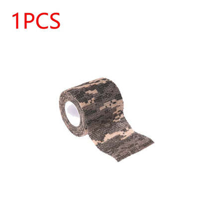 Camouflage Invisible Tape Camo Form Self Cling Camo Hunting Rifle Fabric Tape Wrap Camouflage Tape Outdoor Camping Accessories
