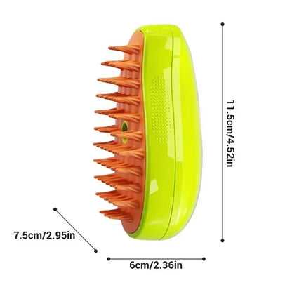 Pet Grooming Cat Brush Electric Spray Water Spray Kitten Dog Comb Soft Silicone Depilation Cats Bath Hair Brush Grooming Supplie