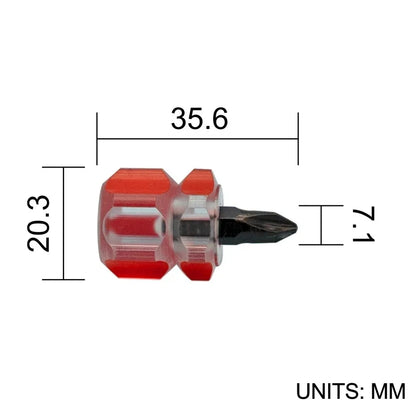 Screwdriver Kit Set Mini Small Portable Radish Head Screw Driver Transparent Handle Repair Hand Tools Precision Car Repair
