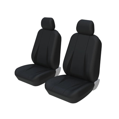 AUTOYOUTH Unique Flat Cloth Car Seat Cover ( Detachable Headrests and Solid Bench) Interior Accessories Universal Car Seat Cover