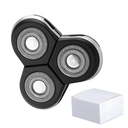 Replaceable Electric Shaver Head 3/5/6/7/8/9 Floating Blade Head Nose Trimmer Hair Clipper And Face Cleaning Brush Massage Head