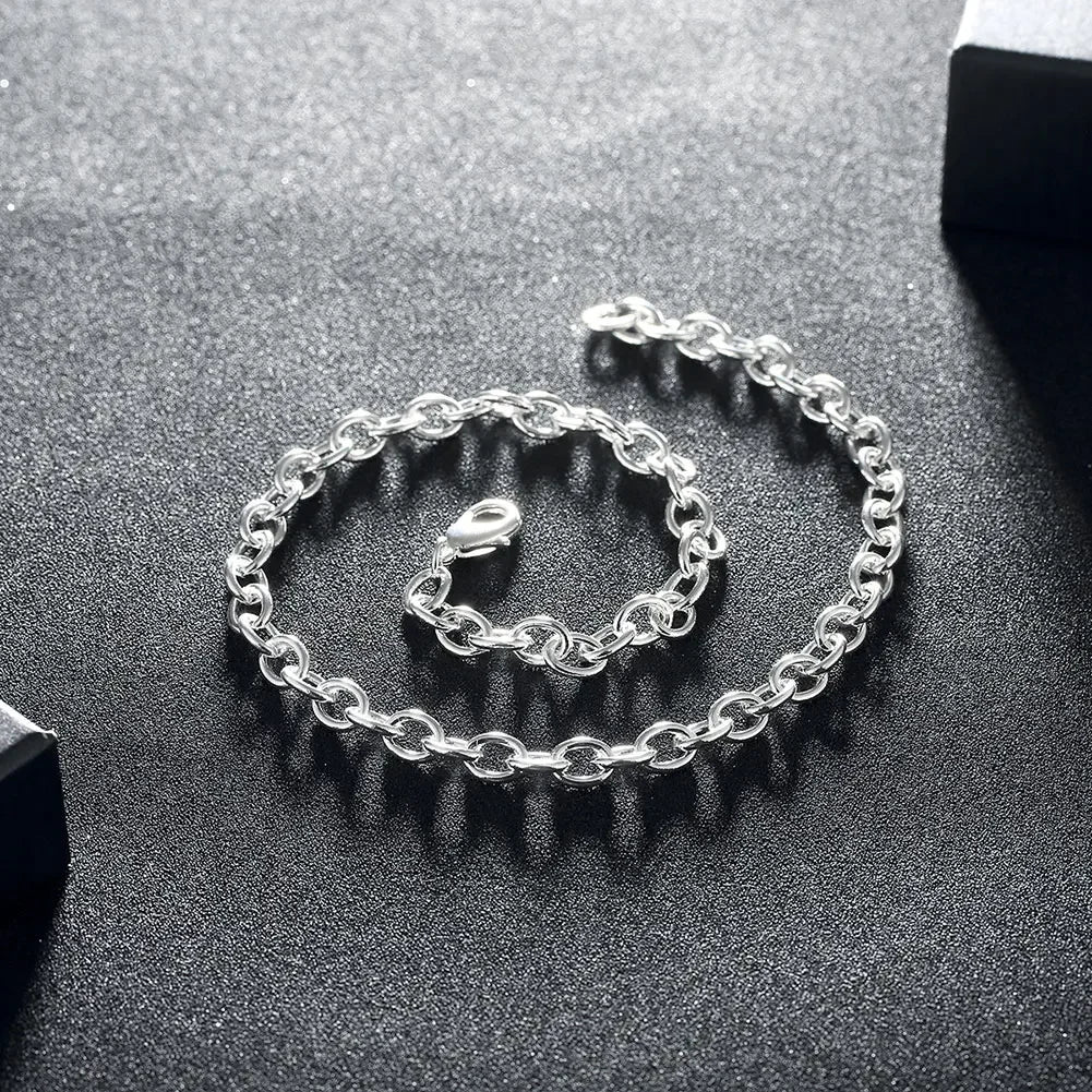 Special Offer Fine 925 Sterling Silver Necklace for Woman Men Fashion Charm 20 Inch Chain Luxury Jewelry Lady Party Wdding Gift