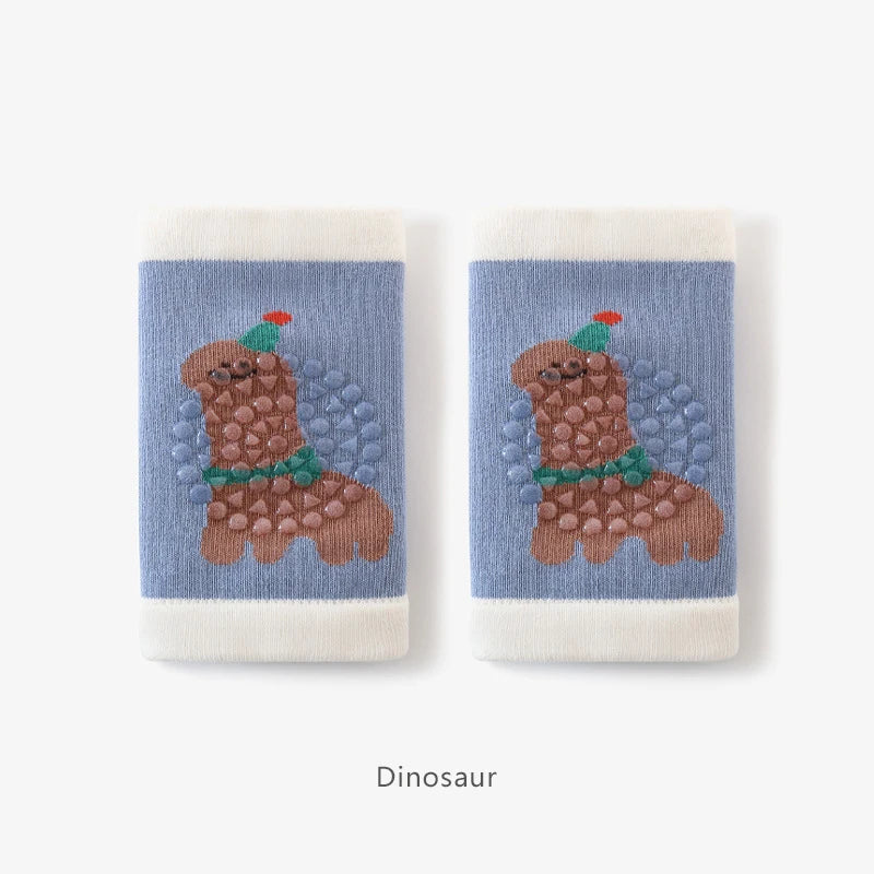 New Arrival Baby Knee Pads Summer Thin Cartoon Kids Knee Pads Protective Newborn Knee Pads Crawling Anti-Slip Knee Pads For Baby