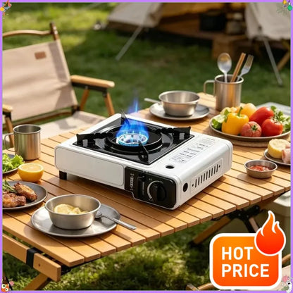 2026 Hot Selling Items Portable  Gas Stove Compact Design for Hot Pot BBQ Camping Cooking Outdoor Lightweight Cassette Stove