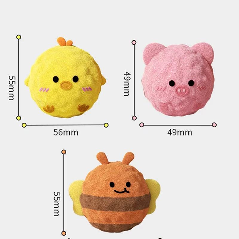 New Pet TPR Squeaky Spiky Dog Ball Toy Interactive Puppy Chew Toys Pet Cleaning Durable Self-Playing Stress Relief Bite Toys