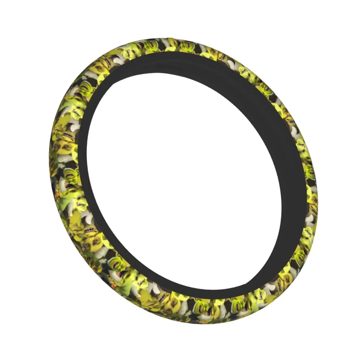Steering Wheel Cover Shreks Meme Collage Universal Braid On The Steering Wheel Cover Car-styling Elastische Automobile Accessory
