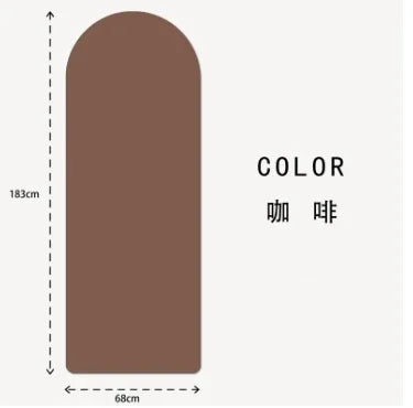 Anti Slip Custom Yoga Mats Eco Friendly Natural Rubber Oval Curve Pu Yoga Mat Arch Pill Shape Arched  Yoga Mat Thick 5mm