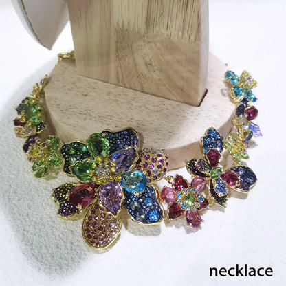 2025 Original High Jewelry Necklace Dazzling Crystal Luxury Brand Fascinating for Women Wedding Best Gift Chain Necklace