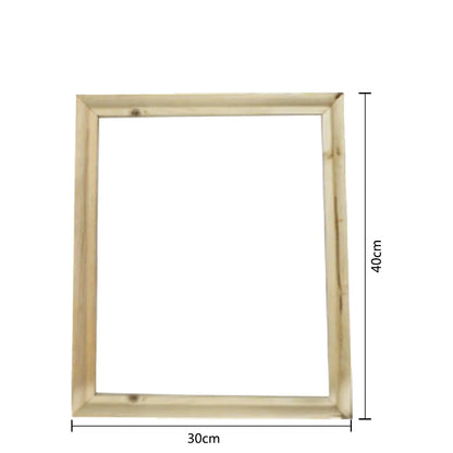 DIY Picture Canvas Oil Painting Frame Nature DIY Wood Frame Art Poster Painting By Numbers Photo Frame Craft Home Wall Art Decor