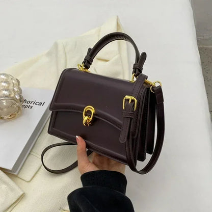 Pu Leather Shoulder Bag for Women Handbag  Fashion Crossbody Bags Vintage Underarm Bag Square Satchel Сумка Женская 2026 Тренд
