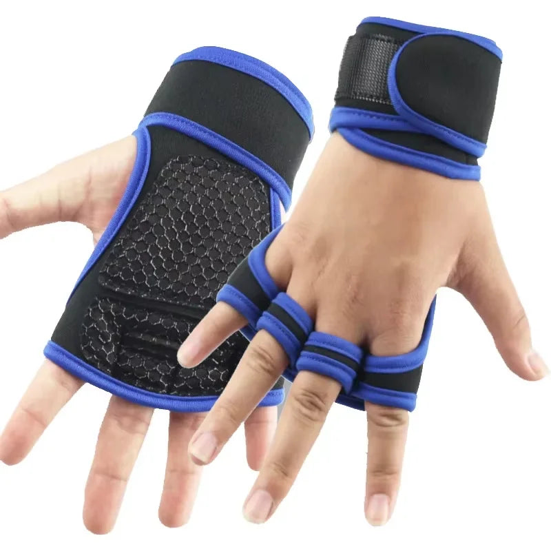 Weightlifting Training Gloves for Men Women Hand Wrist Palm Protector Gloves Fitness Sports Cycling Gymnastics Gym Gloves