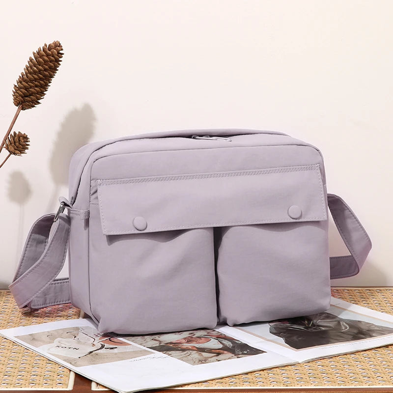 Fashion Women's Crossbody Bag High Quality Fabric Shoulder Bag large Capacity Tote Bag Casual Wallet Solid Color Women's Handbag