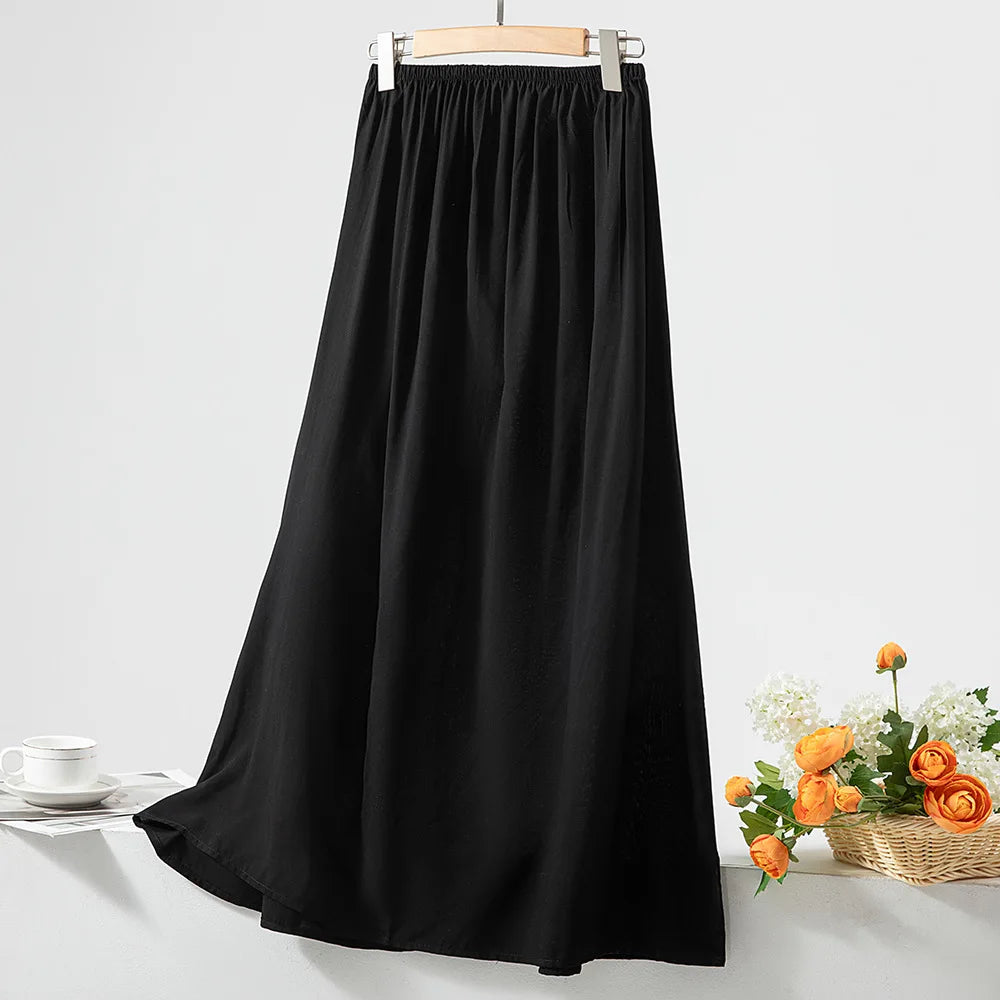 New 2024 Elegant Women Tulle Skirt Korean Fashion Boho Floral A Line Ladies Pleated Skirt Summer Chic High Waist Party Vestidos